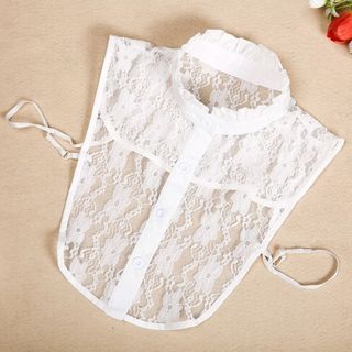 Nußpace Cổ Detachable Trắng Đen, Phụ Kiện Cho Áo Sơ Mi Nữ Và Bé Gái