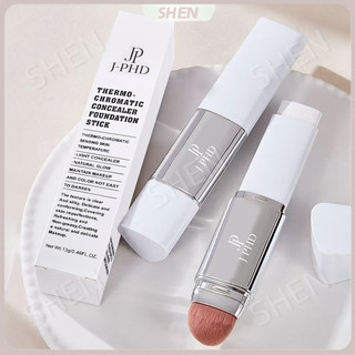 Kem nền tẩy hai đầu đổi màu nhiệt độ rắn Công suất lớn 13g Kem nền che khuyết điểm