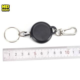 MeiShao Có Thể Thu Vào Cuộn Dây Thép Rút Dây Đai Nhẫn Huy Hiệu Vượt Qua Giá Đỡ Thẻ ID