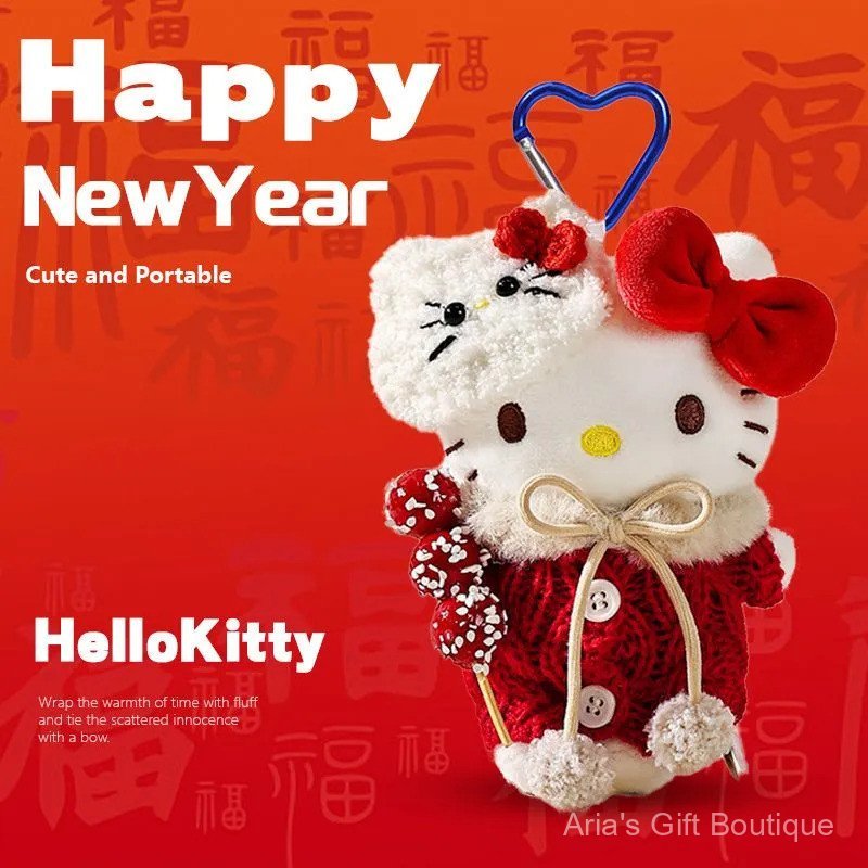 [Aria] Túi Đeo Vai Lớn Váy Xoay kitty Mặt Dây Chuyền Phong Cách Mới Túi Mặt Dây Chuyền kt Mèo Quà Tặng Cho Bạn Gái Nữ