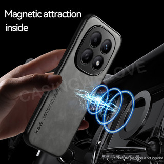 Ốp Điện Thoại Cho Redmi Note 15 Pro Plus 14 Pro + 4G 5G 2025 Da Sang Trọng Từ Vỏ Chống Sốc Bảo Vệ Mặt Sau