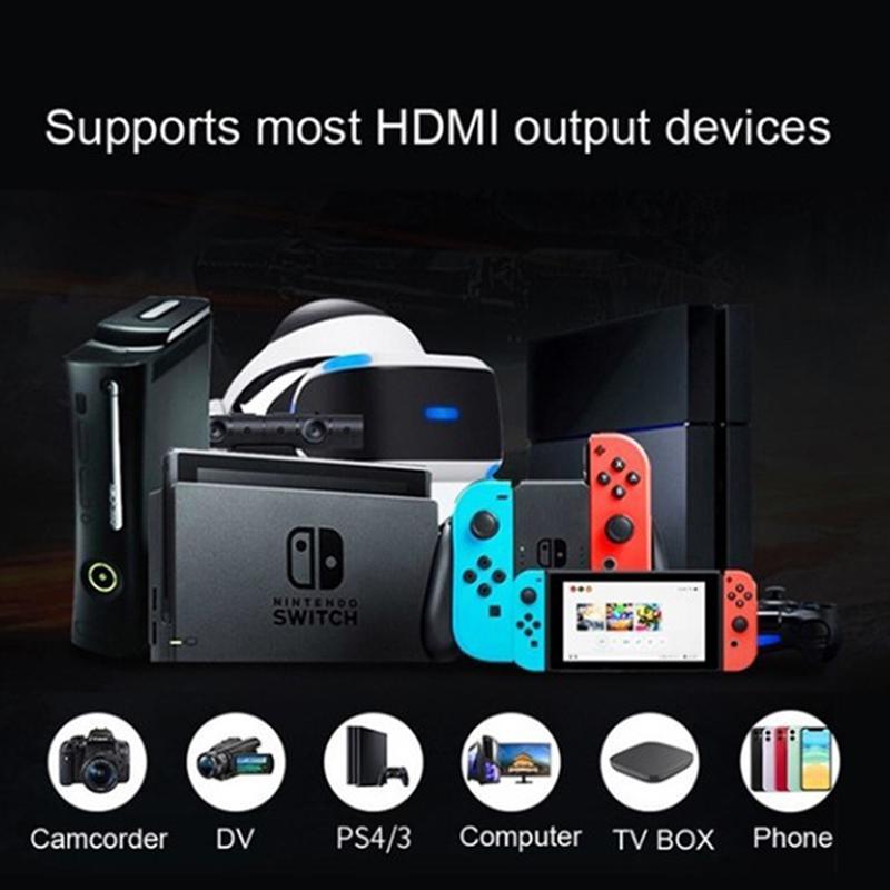 Thẻ ghi Video Newsmallbrainsmallbrains Bộ chuyển đổi ghi âm sang USB 3.0 Độ phân giải 4K NSB