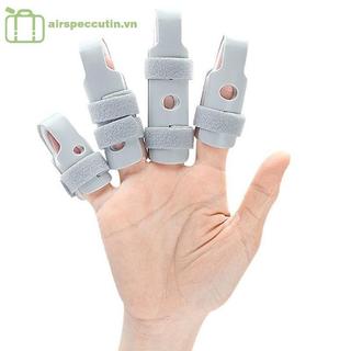 Airspecutin Giảm Đau Kích Hoạt Cố Định Ngón Tay Nẹp Làm Thẳng Nẹp Có Thể Điều Chỉnh Sọc Rối Loạn Gãy Nẹp Ngón Tay Corrector Hỗ Trợ EN