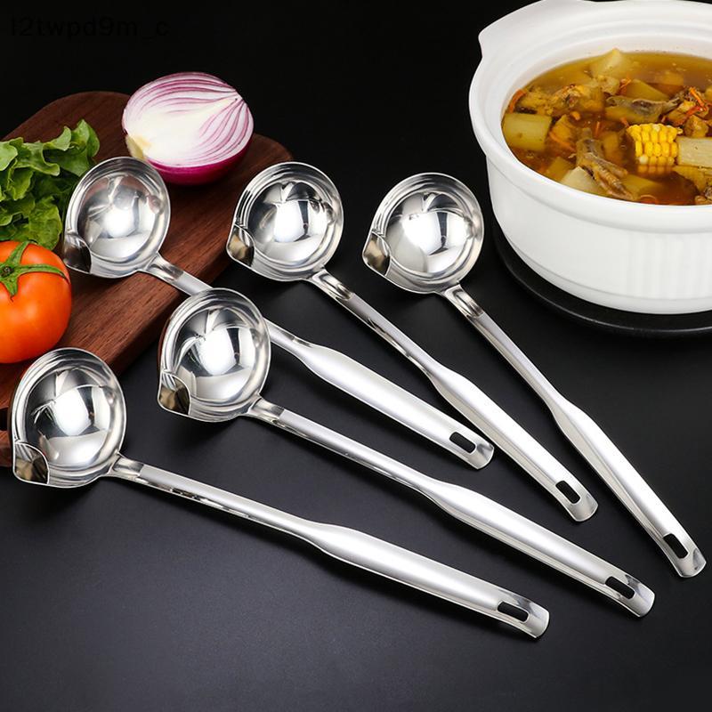 COD thép không gỉ colander Muỗng Súp phụ kiện nhà bếp mới