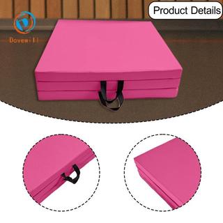 Thảm tập thể dục Dovewill gấp gọn, chống trượt, da PU chống thấm nước