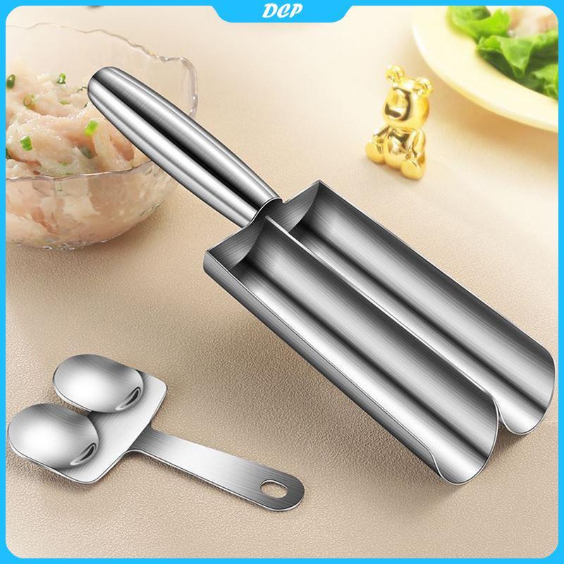 [DCP] muỗng làm thịt viên thép không gỉ-Cá viên & tôm trượt khuôn [VN]