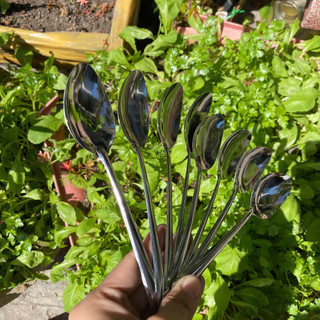 Set 20/50 Muỗng Súp Nhọn Inox 304, Thìa Inox Ăn Phở, Ăn Súp