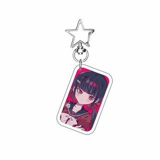 Anime Game Danganronpa Acrylic keychains keyring Stand Model Yasuhiro Taeko Kirigiri Kyouko Monokuma Pendant Fans
