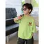 Áo Trẻ Em Unisex, 100% Cotton, In Hình, Cổ Tròn, Dáng Rộng, Dành Cho Bé 1-13 Tuổi