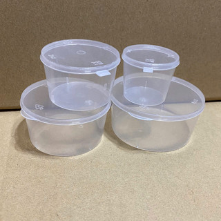 Lốc 50-100c hũ sốt, hộp đựng 1oz-4oz (30ml-120ml) nắp liền, hủ tròn nhựa PP