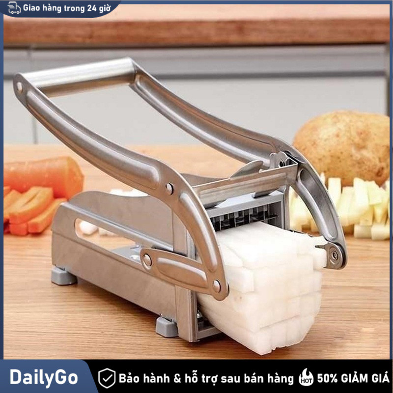 Máy & Dụng Cụ Bào, Thái Khoai Tây Đa Năng Inox 304 - Sợi, Lát Nhiều Kiểu, Vệ Sinh Dễ Dàng