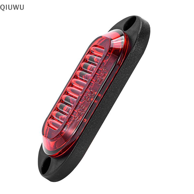 QIUWU 2 đèn LED định vị/tín hiệu/hậu 12V 24V cho xe tải, trailer, phụ kiện ô tô