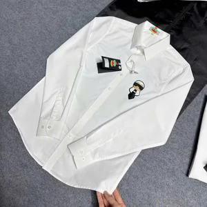 Áo Sơ Mi Ông Già Thêu Da Phen Đì KCloset Sơ Mi Lụa Mềm Mại Nam Nữ NA77