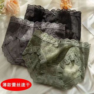 Quần lót ren nữ kháng khuẩn thoáng khí, thiết kế nâng mông - Bộ 3 chiếc