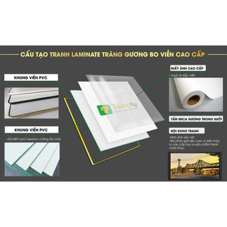 Tranh Laminate Tráng Gương Chiêu Tài Tiến Bảo - Trang Trí Phòng Khách, Phòng Ngủ Sang Trọng