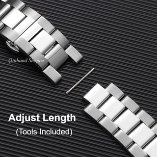 Khóa Bướm - Dây Đeo Đồng Hồ Bằng Thép Không Gỉ Chắc Chắn 12 / 14 / 16 / 18 / 20 / 22 / 24mm Vòng Tay Đồng Hồ Cho SEIKO Diver Dành Cho Nam Nữ Dây Đeo Đồng Hồ Thông Minh Thay Thế