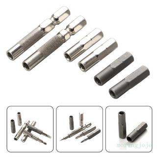 JOJO 2 Cái Bộ chuyển đổi mũi lục giác từ tính 6 Công cụ tuốc nơ vít 35mm đến 4mm dành cho những người đam mê DIY