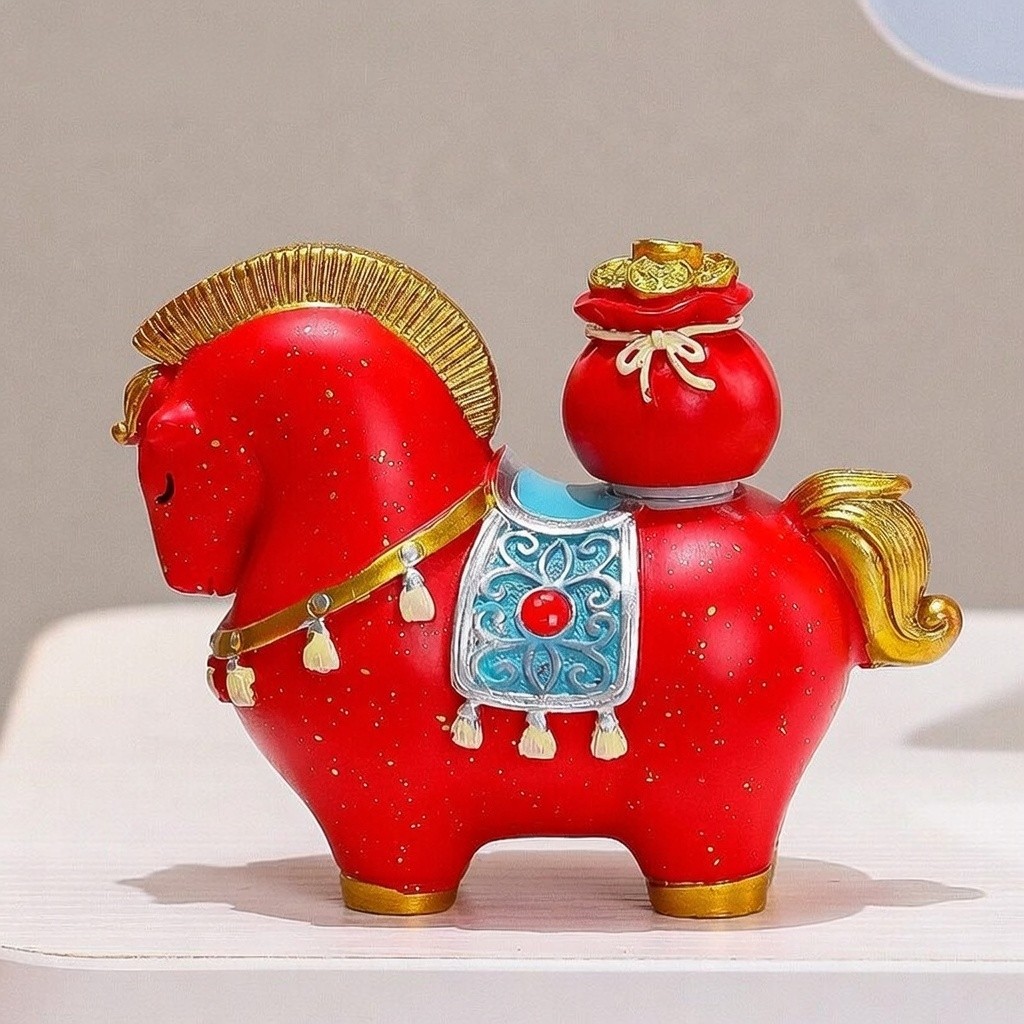 Tượng Ngựa Mini Phong Thủy Mã Đáo Thành Công Hút Tài Lộc - Ngựa Tài Lộc Decor Bàn Làm Việc Quà Tặng Khai Trương May Mắn