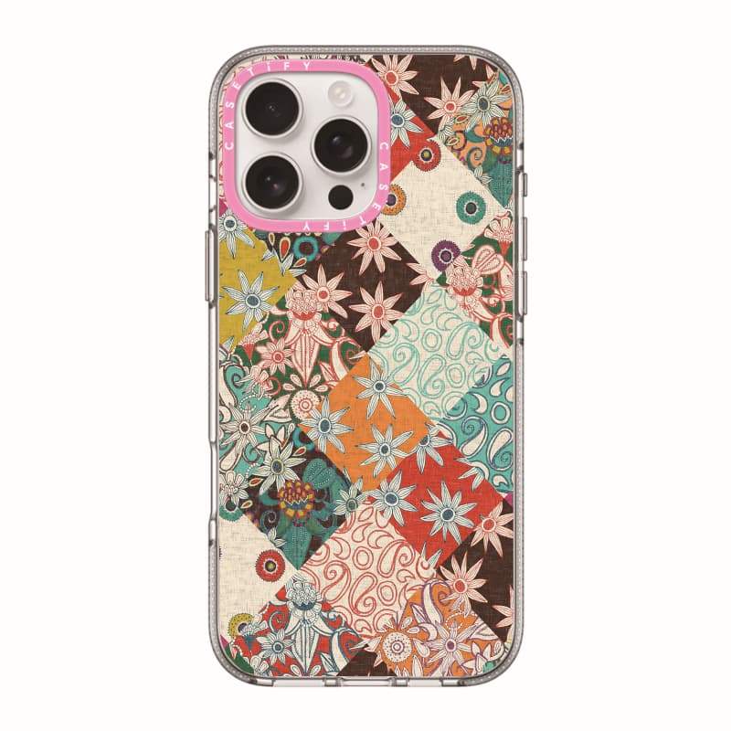 CASECASE X Totem Flower Phone Case HỒNG CAMERA RING EDITION Tác động Vỏ hút từ tính trong suốt cho IPhone 17 / 16 / 15 / 14 / 13 Pro Max Air với bao bì cao cấp