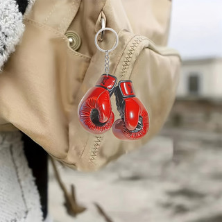Móc khóa với Găng tay đấm bốc Mặt dây chuyền Mạnh mẽ Bền giữ chìa khóa Túi nhồi bông Đồ dùng cho quà tặng kỷ niệm sinh nhật