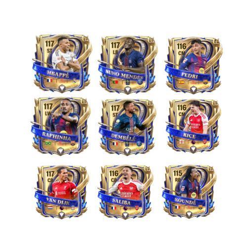 ( UTOTY26 FCM ) Móc Khóa Cầu Thủ Thẻ Cầu Thủ FC Mobile Mùa Thẻ UTOTY26 - TRÍ DECOR SHOP