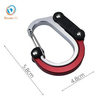 Móc carabiner mini dovewill - Phù hợp cho du lịch và hành lý, tiện lợi để treo túi nhỏ