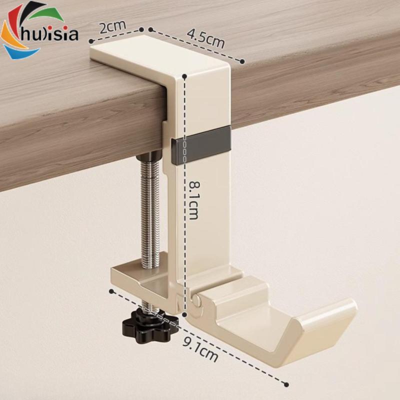 Túi Để Bàn Móc Hạng Nặng Có Thể Gập Lại Túi Móc Treo Ví Nhôm Chắc Chắn Giá Đỡ Cho Bàn Văn Phòng Tại Nhà