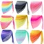Đầm đi biển OUSXA, Chất liệu voan Áo tắm dài ngắn Coverups, Vải Sheer Màu trơn Màu Gradient Bảo vệ UPF Sarongs Chống nắng