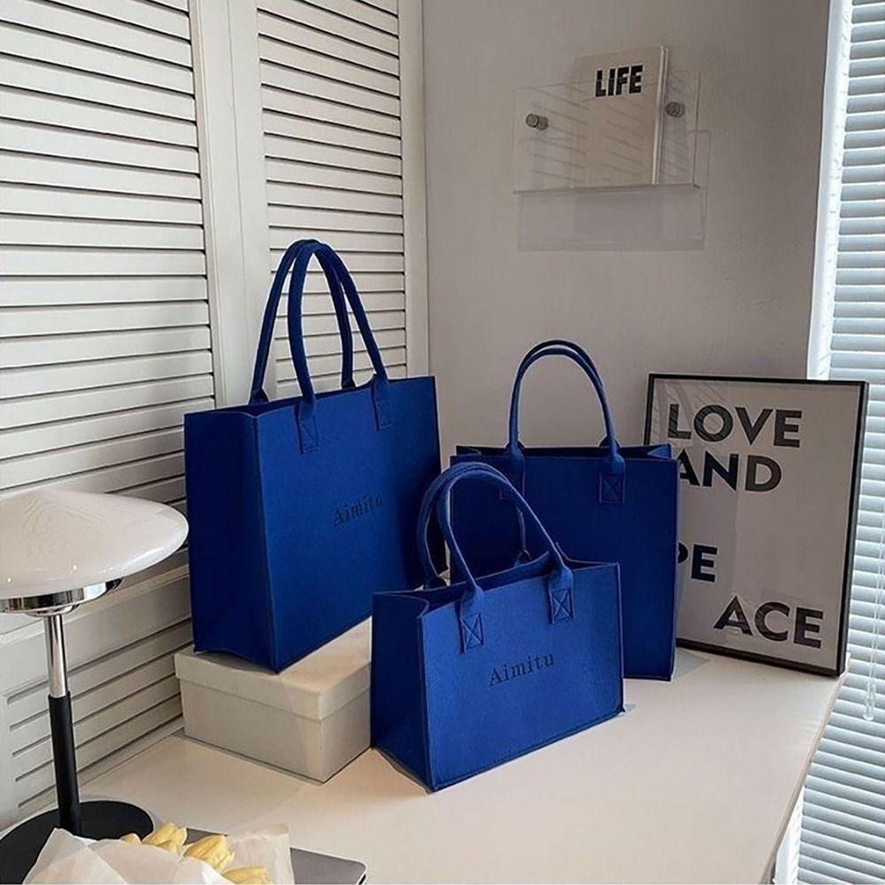 CPINCP 1 Túi Đeo Vai Nỉ, Túi Du Lịch Dung Tích Lớn, Túi Xách Đeo Ngang Màu Trơn Đơn Giản S / M / L Nữ