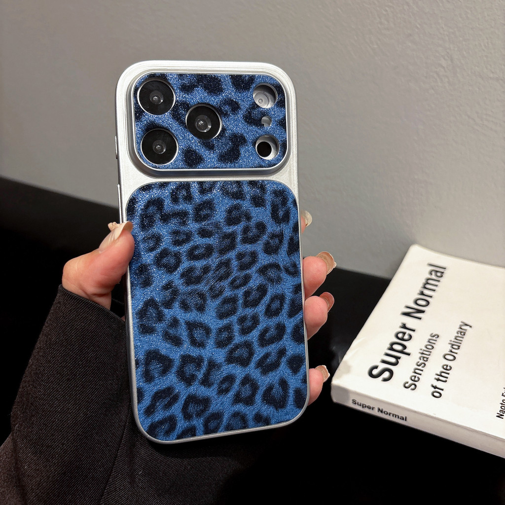 Ốp điện thoại bảo vệ silicon in hình con báo thời trang cho iPhone 17 Pro Max iPhone 17 16 15 14 13