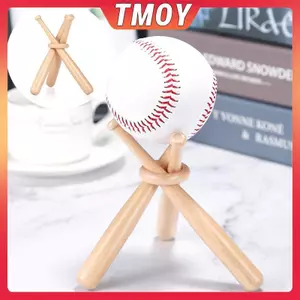 TMOY Mini Gậy Bóng Chày Gỗ Tròn chắc chắn có nhẫn để gắn logo tùy chỉnh