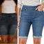 Quần denim co giãn thời trang dành cho nữ Quần short dài Jean