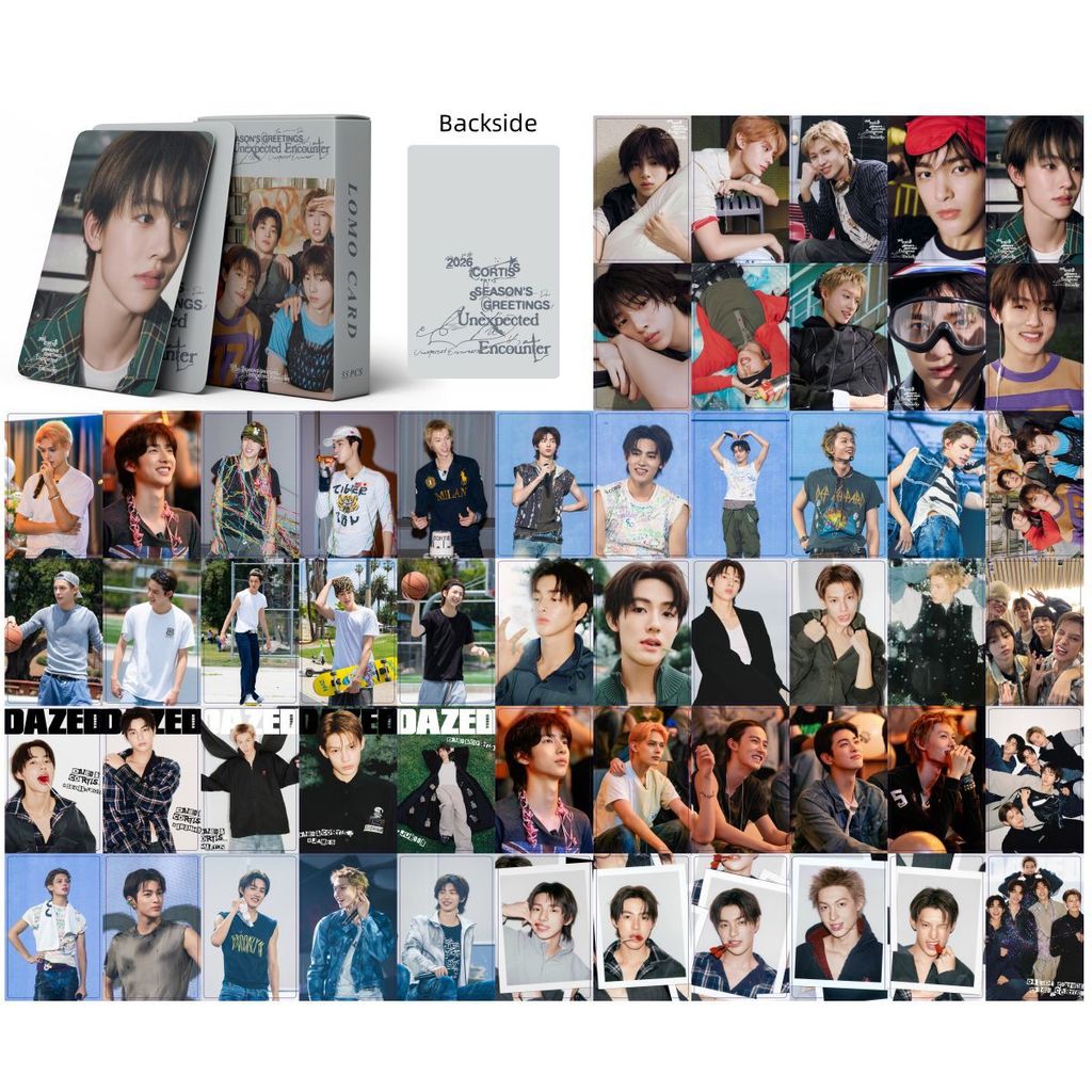 LINXX 55 CÁI CORTIS 2026 Lời chào mùa giải Lomo Cards Set Hàn Quốc Nhóm người hâm mộ Bộ sưu tập Thẻ ảnh Thần tượng Kpop Tay áo Ảnh Quà tặng ngày lễ cho người hâm mộ