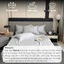 Bộ chăn ga 4 món MemminbeddingLuxury với chất liệu Tencel Jacquard cao cấp vô cùng thoáng khí và thoáng mát