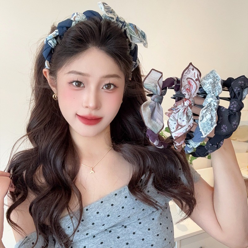 Băng đô nữ cổ điển thiết kế mới với răng chống trơn trượt, dễ vệ sinh, phù hợp để đội đầu và cố định tóc