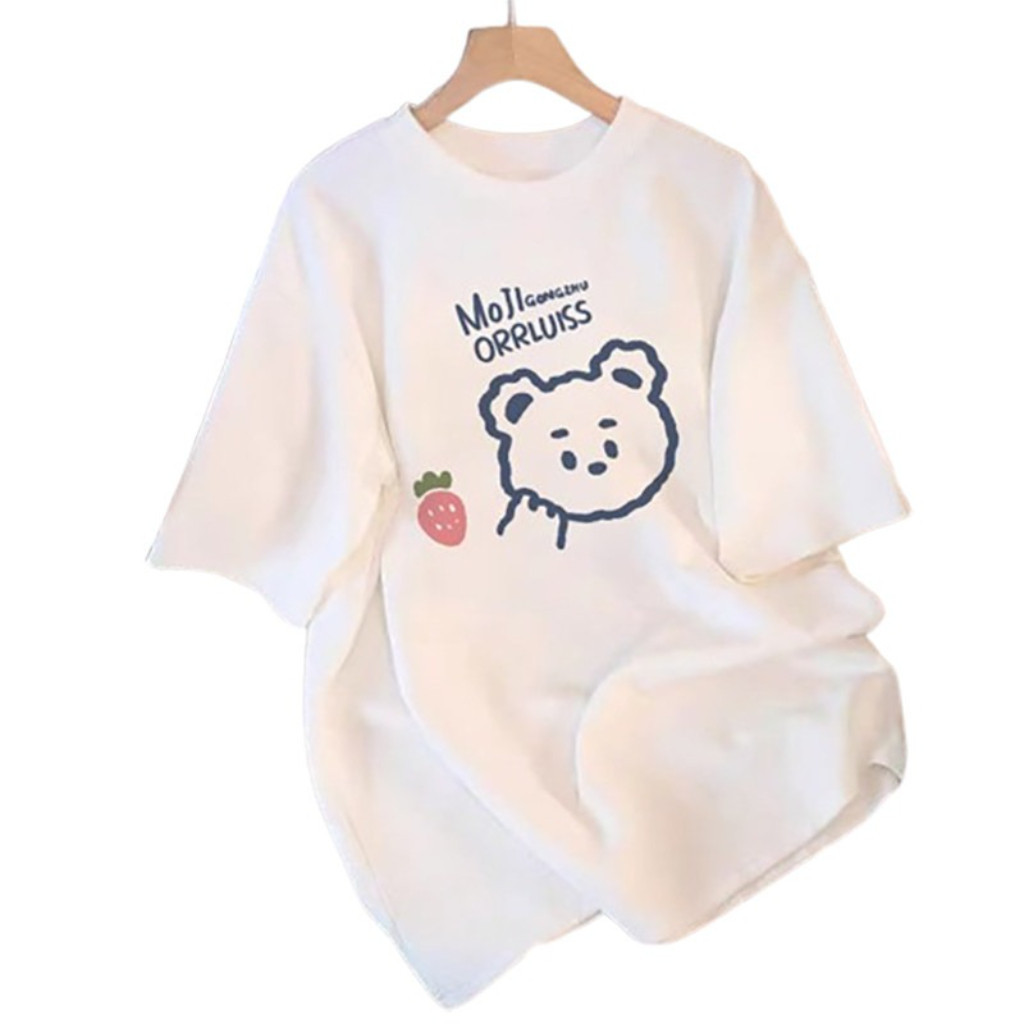 Áo thun nữ thời trang, họa tiết cute, chất mềm mại, thấm hút tốt, phù hợp mọi dịp