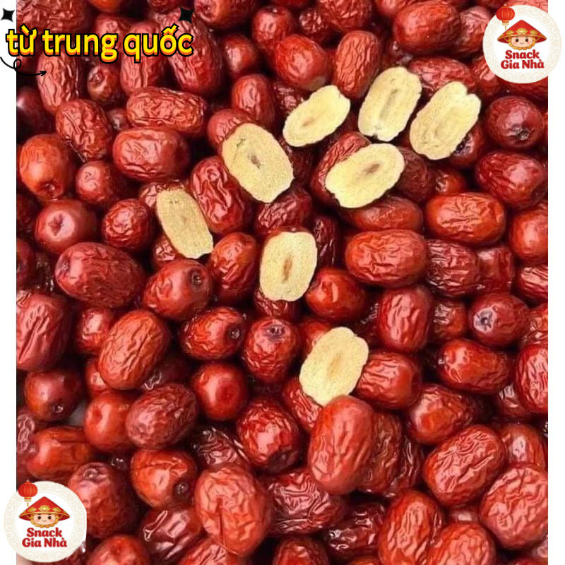 Táo Đỏ Sấy Khô 1Kg - Quả To Táo Đỏ Tân Cương Loại Thượng Hạng Đều Ngon Và Đẹp