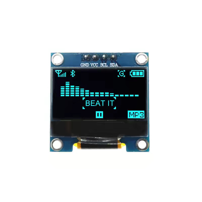 【COD】Màn hình OLED 0.96" với giao diện I2C (IIC), chỉ cần 2 dây dữ liệu, dễ dàng kết nối và lập trình cho nhiều ứng dụng