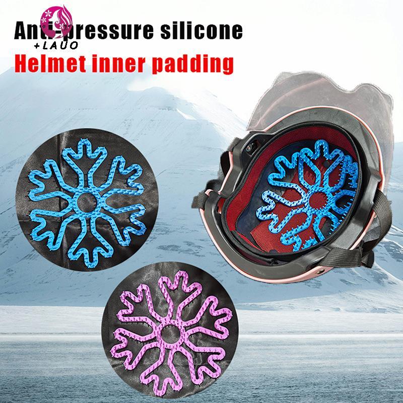 Springevenstar Miếng Lót Silicon Bên Trong Mũ Bảo Hiểm, Thông Khí, Chống Biến Dạng, Đệm Phụ Kiện Xe Máy/Xe Đạp