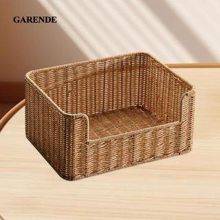 Giỏ đựng đồ dệt Garende Giỏ đựng đồ trang trí cho nhà vệ sinh Mặt bàn trang trại