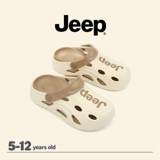 JEEP Dép Trẻ Em Bé Trai Bé Gái Mùa Hè Nhẹ Thoáng Khí Đế Mềm Nhà Chống Trơn Trượt Giày Đi Biển Ngoài Trời Lỗ