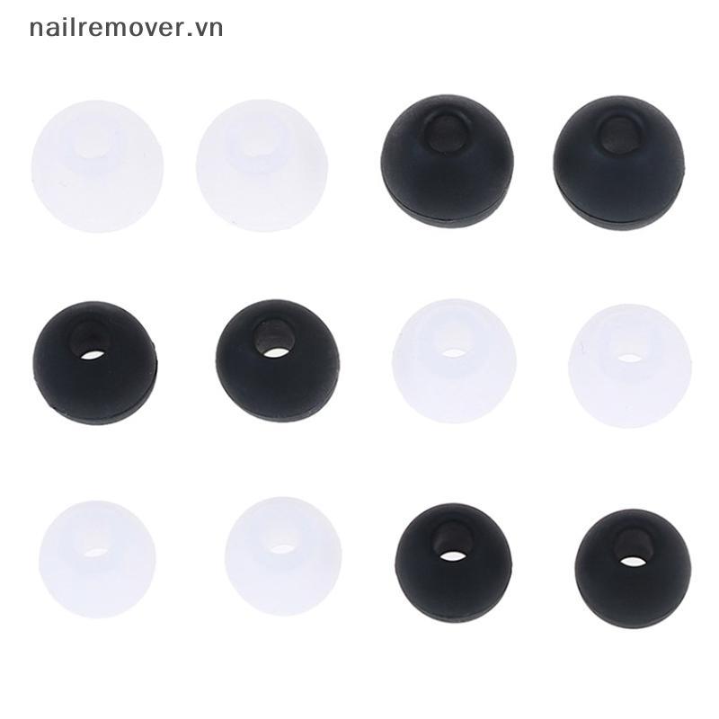 [NR] 6 Cặp đệm tai silicon đa năng thay thế cho tai nghe nhét tai, gồm 2*(S+M+L) MỚI