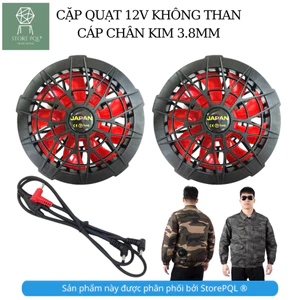 Quần áo quạt điều hòa JaPan không chổi than tiếng ồn thấp nước 12V 5V JP