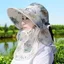 Mũ chống nắng mùa hè, che mặt, phù hợp cho hoạt động ngoại trời và đi xe đạp