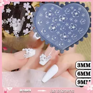 Đồng Hồ Nghệ Thuật Năm Hoa Cho Móng Tay - Sticker Nhựa và Mold Silicone