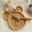 Dao rọc giấy mini cute hình con dao, unbox mini, cắt bánh ngọt decor trang trí Gấu Xám House