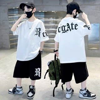 Bộ quần áo mùa hè dành cho bé trai 18-52kg mẫu R-FASHION chất liệu co dãn thoáng mát, thiết kế đẹp. NL12