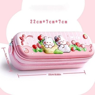 Hộp Đựng Bút 3D, 2 Tầng Sức Chứa Lớn