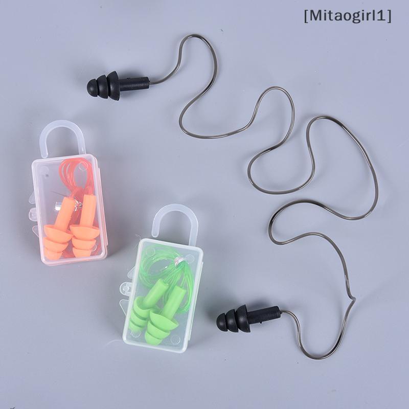 [MG1] Nút tai silicon chống thấm nước Nút tai chống ồn khi ngủ Giảm tiếng ồn [Vn]