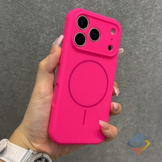 Mới 17 Series Chất Lỏng Giáp Từ Silicon Dành Cho iPhone 17 Pro Max 16 15 14 13 12 Pro Max Ống Kính Máy Ảnh micropyle Vỏ Bảo Vệ Quân Sự Chống Sốc